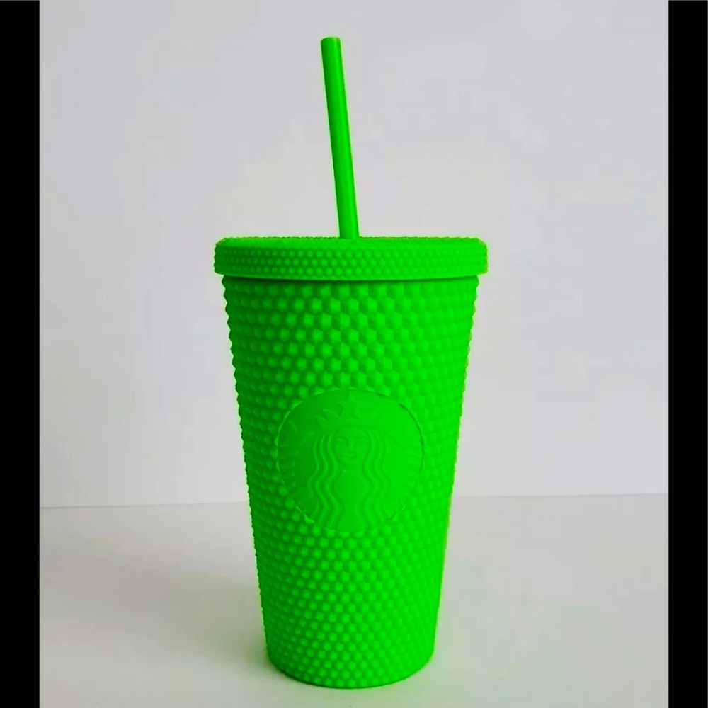 Starbucks Neon Green Grande Studded Tumbler - NWT - Fall 2021 Collection - 16oz